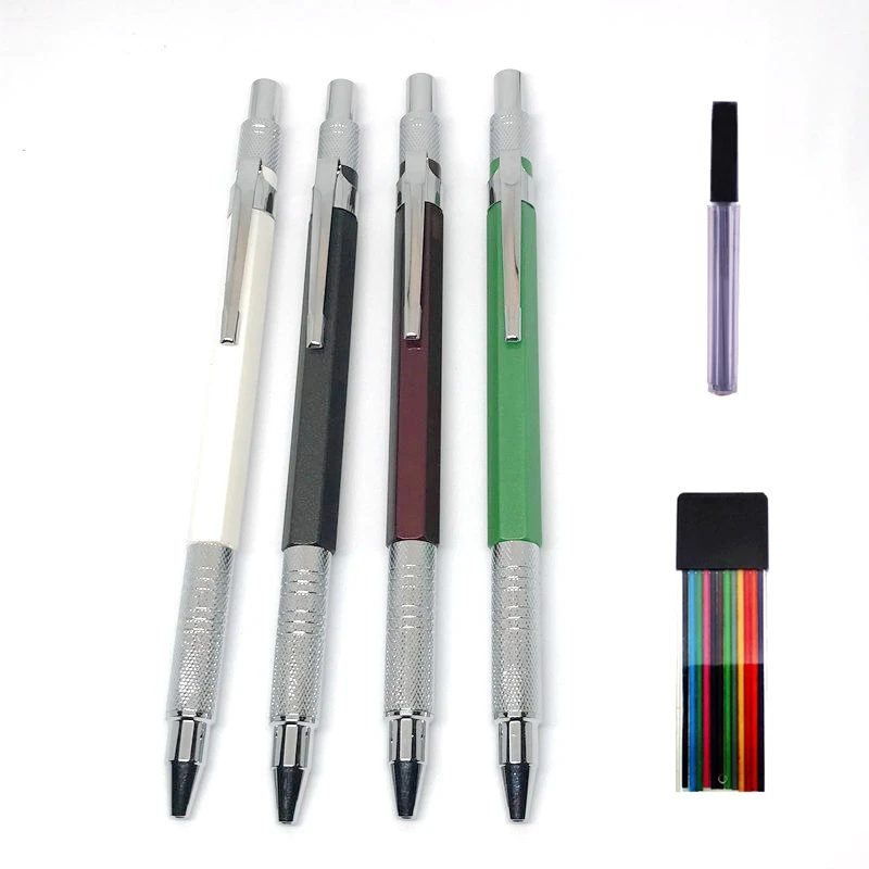 Карандаш автоматический 2 0 мм профессиональный металлический карандаш черного