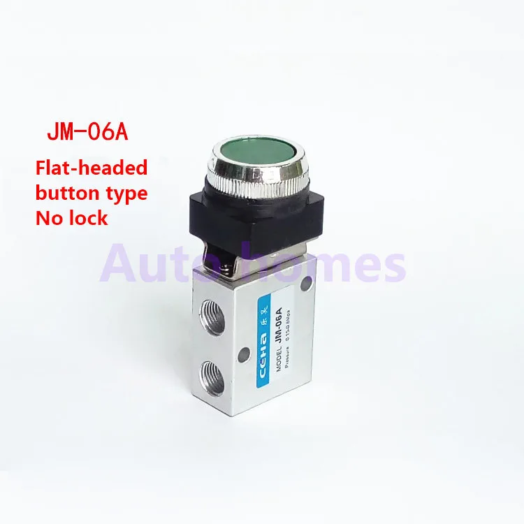 Вращающийся ручной пневматический клапан 3 направления 1/4 дюйма Φ/06/06A/07/07A ручная