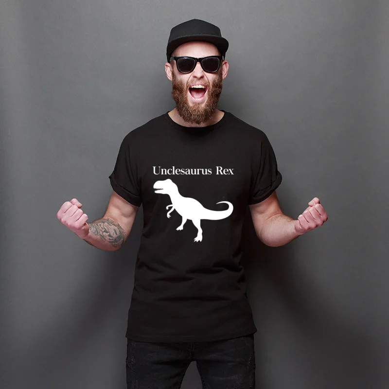

Wholesale Unclesaurus Rex Print Slim Fit Tops Shirt 3D Printed High Quality Tee-Shirt Manga Newest Tops Tees For Boys