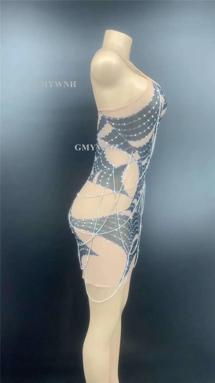 Сценические костюмы для бальных танцев V79 прозрачное женское вечернее платье