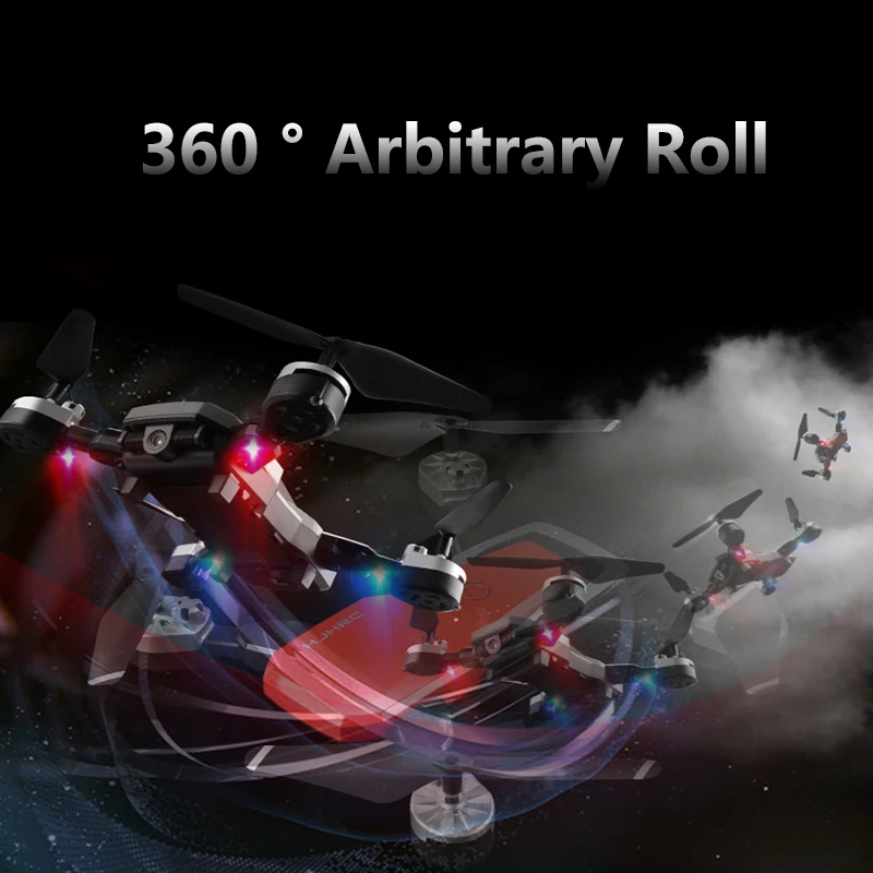 Широкоугольный Дрон HJ28 RC 4K FPV большой складной Квадрокоптер с режимом удержания