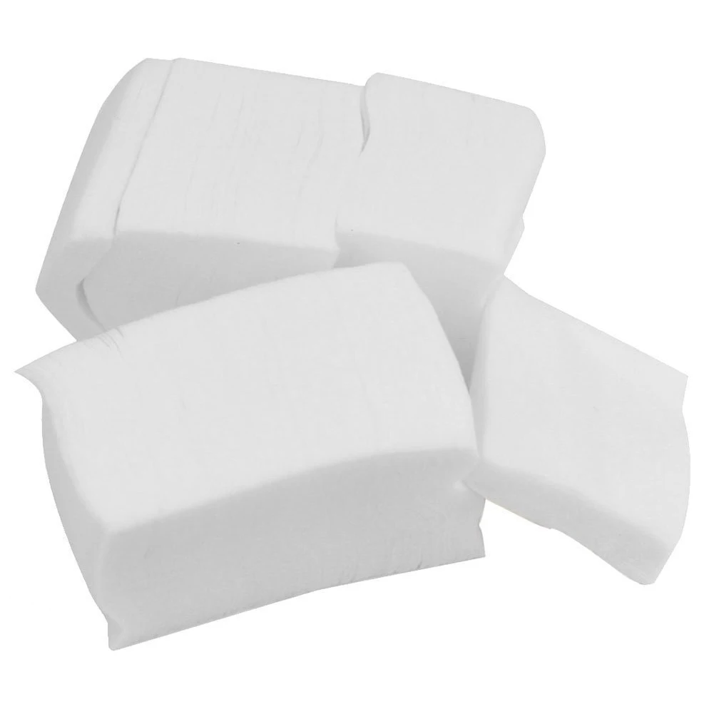 

600pcs Practical Lint Free Nail Art Wipes Durable Polish Cotton Pads Disposable Gel Nail Polish Remover For Nail Drawing Tool