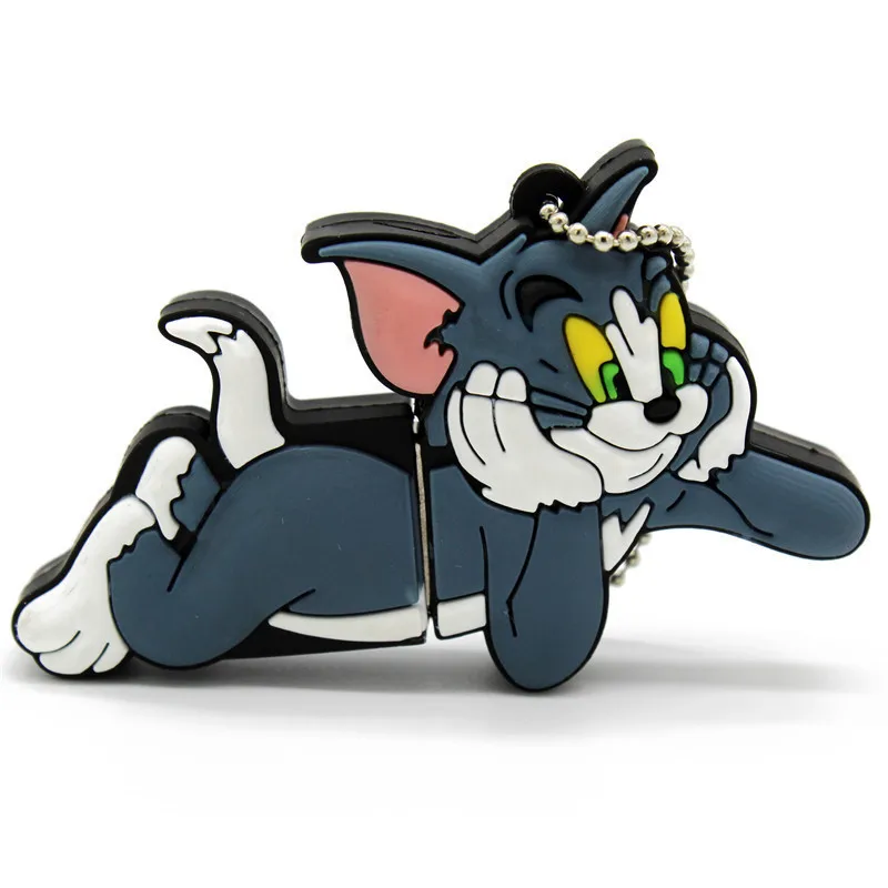 USB флеш накопитель для мыши и cant Tom and Jerry с изображением животных 8 ГБ/16 ГБ/32 ГБ/64