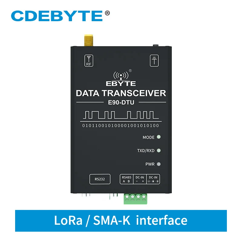 

LoRa Module SX1262 SX1268 433MHz Wireless Data Transceiver 1W 10km Long Range RSSI LBT CE FCC RoHs Modem E90-DTU(400SL30P)