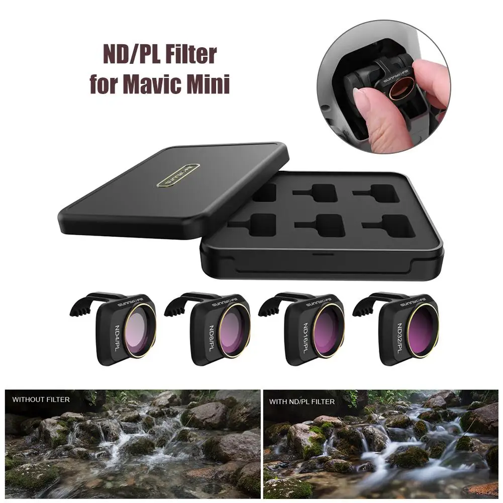 

4 шт., масляные светофильтры для DJI Mavic Mini Drone