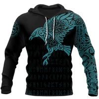 2021 spring and summer mens casual sweatshirt 3d digital printing eagle pattern fashion hooded pullover