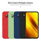Чехол для Xiaomi Redmi Note 8 9 10 Pro, Официальный чехол из жидкого силикона для Xiaomi POCO M3 X3 Pro NCF F3 Full