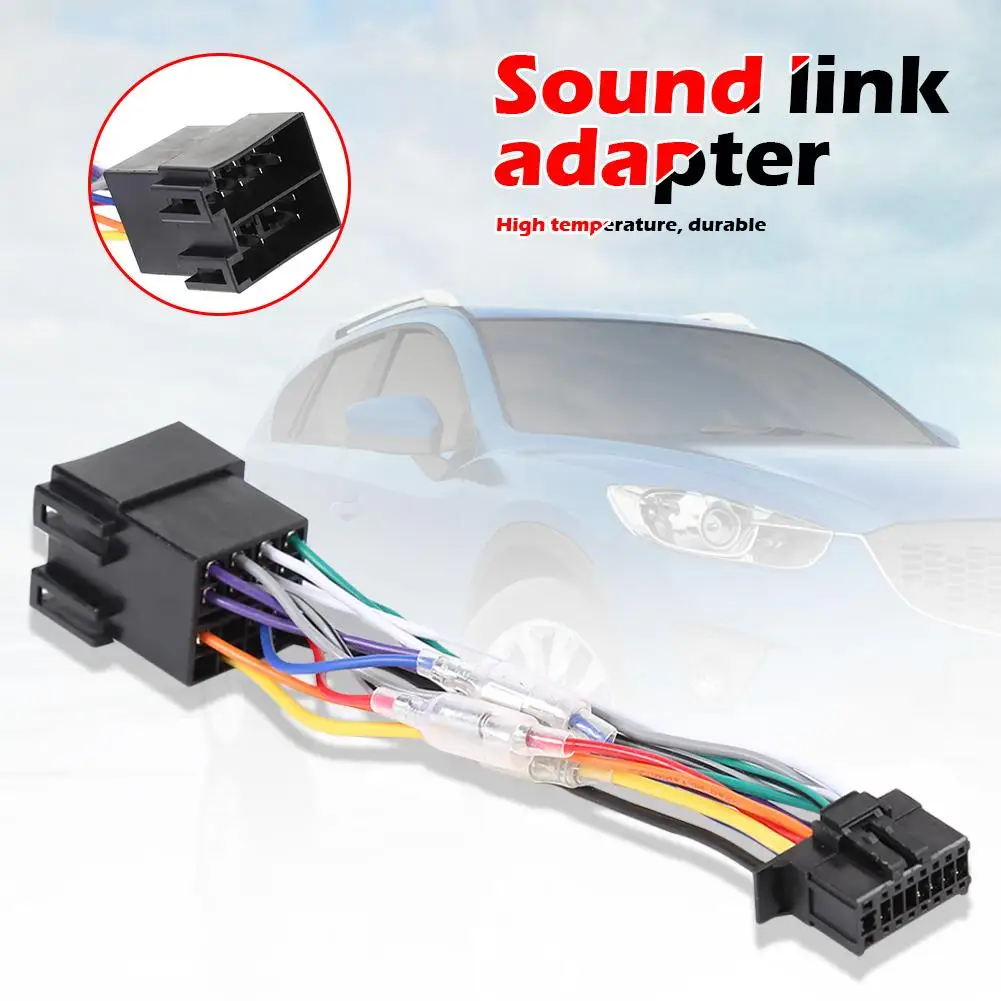 

Car Stereo Radio ISO Standard Wiring Harness Connector 16 Pin for Pioneer 2003-on Stereo Auto Adapter Wiring Harness Connector