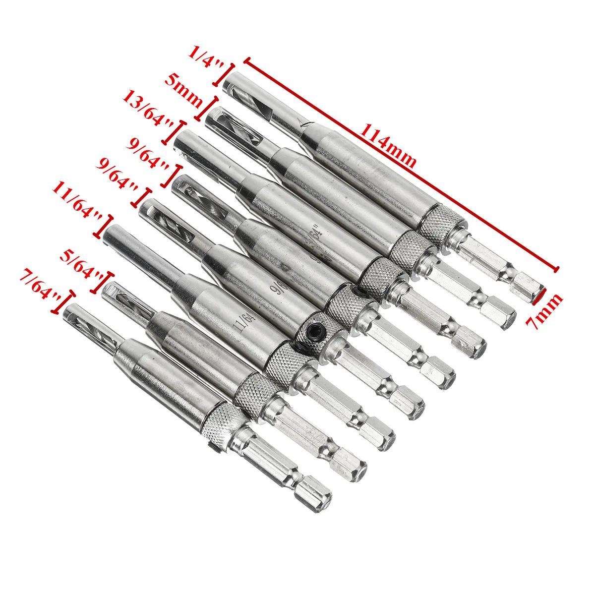 Drillpro сверло из стали HSS Фреза для деревообработки Дырокол открывалка сверла с гаечным ключом отверстие открывалка электрические сверла аксессуары