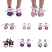 doll clothes chip pentagram canvas shoes for 18 inch bald head doll new born baby generation birthday girls toy gifts