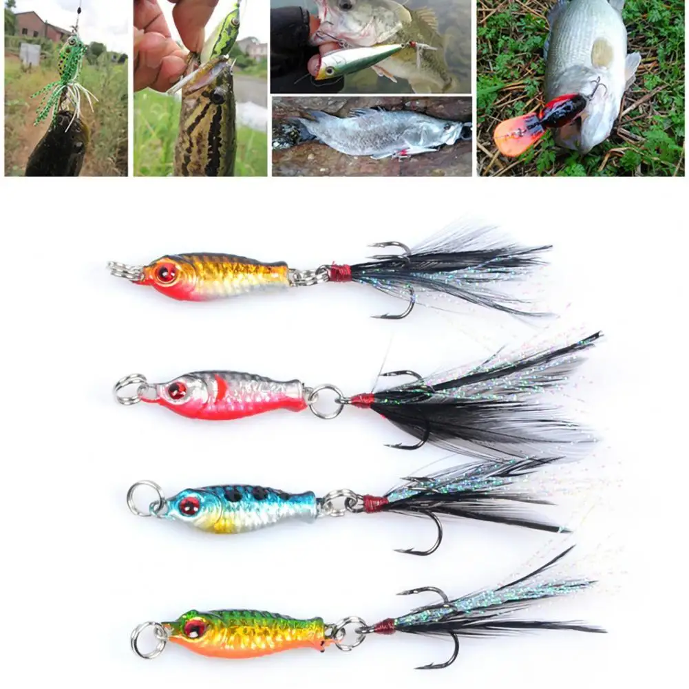 

75% Discounts Hot! 2cm Artificial Lure Carp Shape Lifelike5 Aluminum Alloy Colorful Carp Shape Fishing Lure for Sea