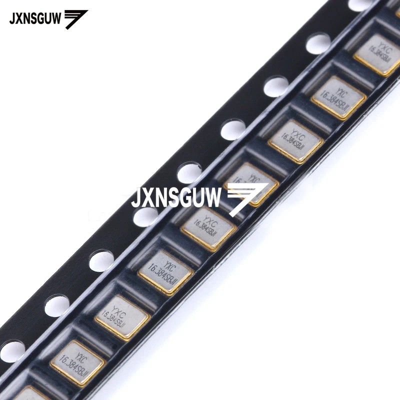 

10PCS 3225 SMD passive crystal oscillator 16.384MHz 10ppm 20pF X322516384MSB4SI 4 foot