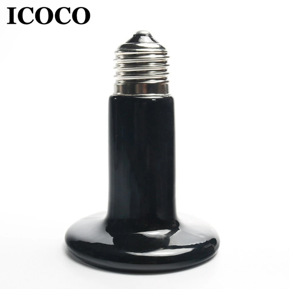 ICOCO 25 Вт 50 75 100 150 200 ИК-излучатель тепла керамическая лампа нагревательная для