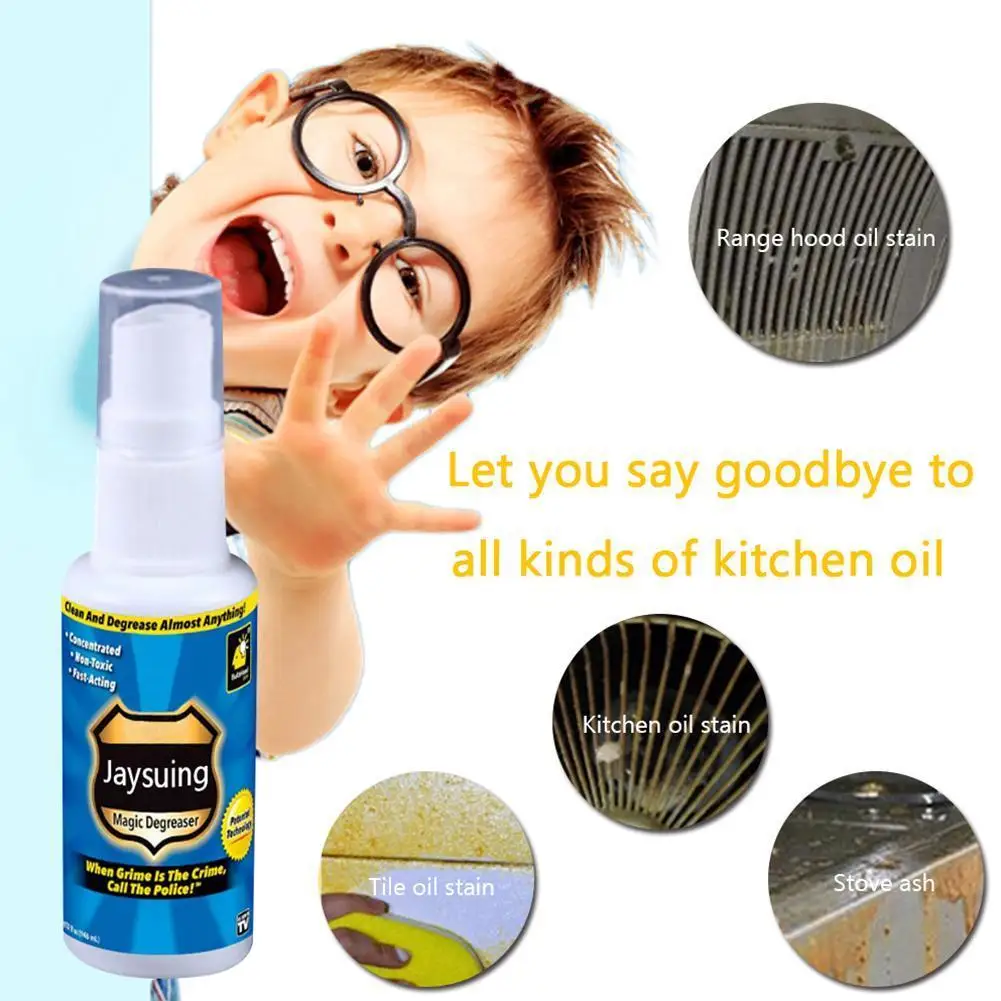 

30ml Degreaser Cleaner Spray Home Bathroom Kitchen Degreaser Oil Household Cleaning Chemicals Dirt Cleaner V2Z0