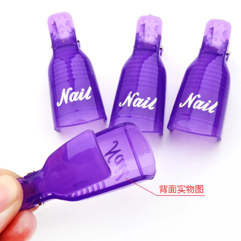 10 шт./лот средство для снятия гель-лака Гель-лак обертывания ногтей многоразовый