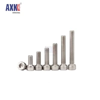 axk hexagon hex socket cap head bolt m1 4 m1 6 m2 m2 5 m3 m4 m5 m6 m8 304 stainless steel din912 allen socket head screw