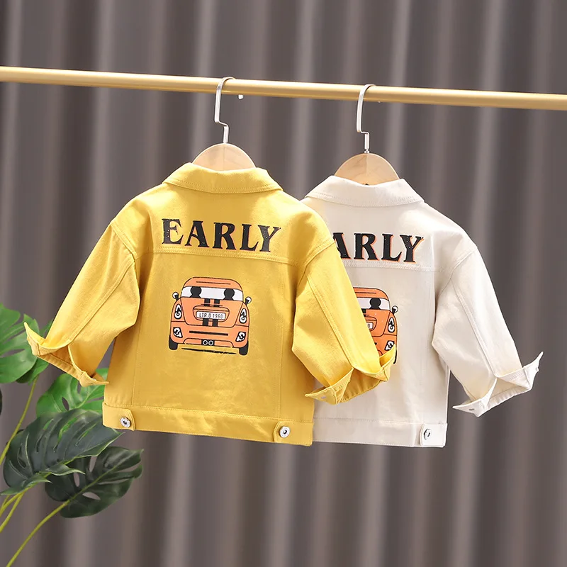 

Boys' Denim Jacket 2022 Spring New Spring Children's Casual Fashion Handsome Baby Boy Jacket