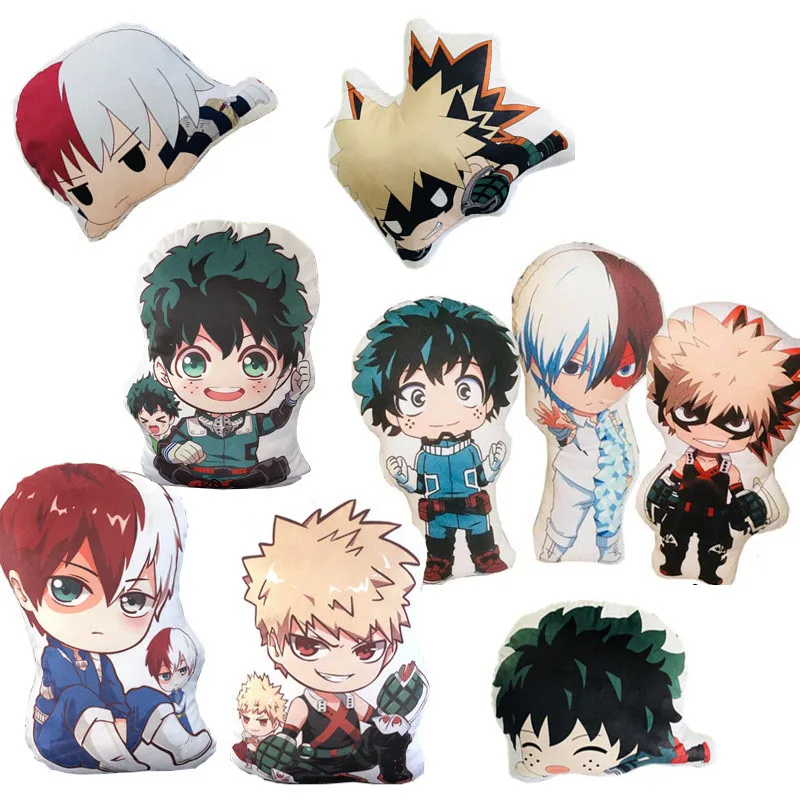 Плюшевые куклы ToysIzuku Midoriya Katsuki Bakugou Shouto Todoroki подушки для детей подарки|Персонажи