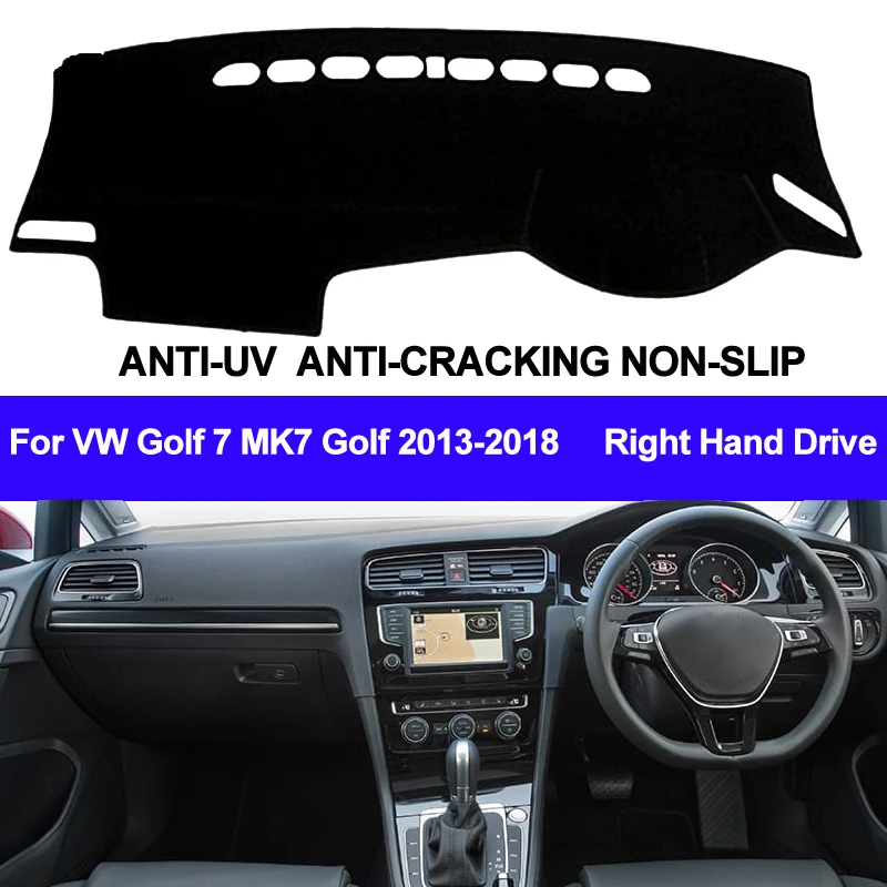 1 шт. коврики для приборной панели автомобиля Volkswagen VW Golf 7 MK7 2013-2018 | Автомобили и
