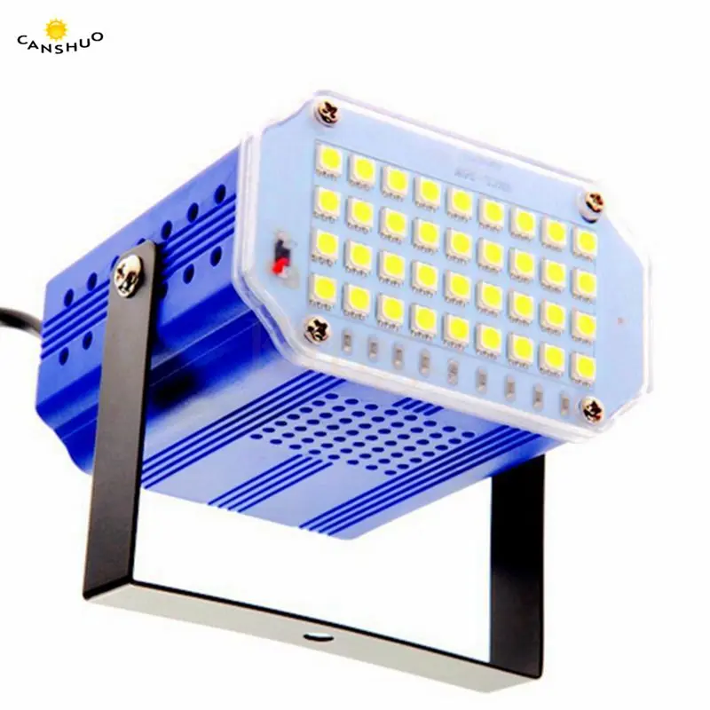 DJ Дискотека музыкальная Вечеринка 36 LED Звук Активированный лазерный проектор