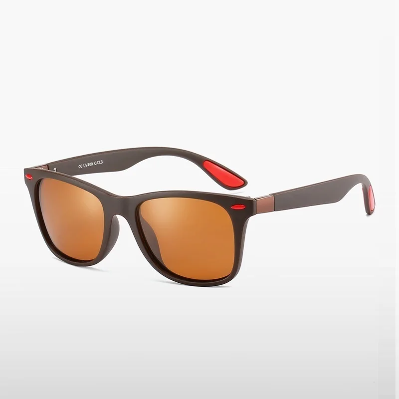 

Vintage Square Sunglasses Men Women Driving Fishing Polarized Sun Glasses For Man Luxury Black Sunglass Eyewear UV400 Anti-glare