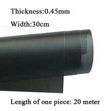 0.45mm thickness 30*2000cm DIY Computer Mesh PVC PC Case Fan Cooler Black Dust Filter network net Case Dustproof Cover Chassis