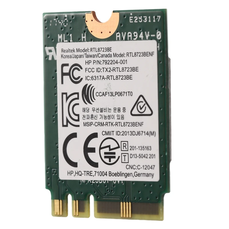 Беспроводной адаптер для Realtek RTL8723BE 802.11N WiFi карта Bluetooth 4 0 NGFF SPS 843338 001 300