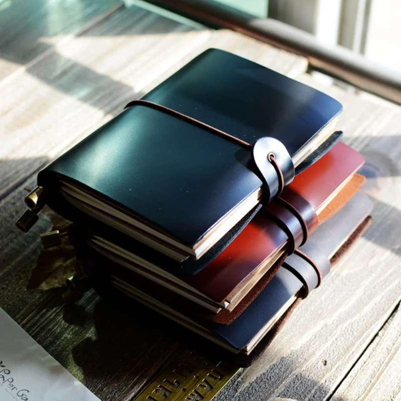 

Vintage Leather Travel Journal Notebook Diary Notepad Sketchbook Diary Notepad