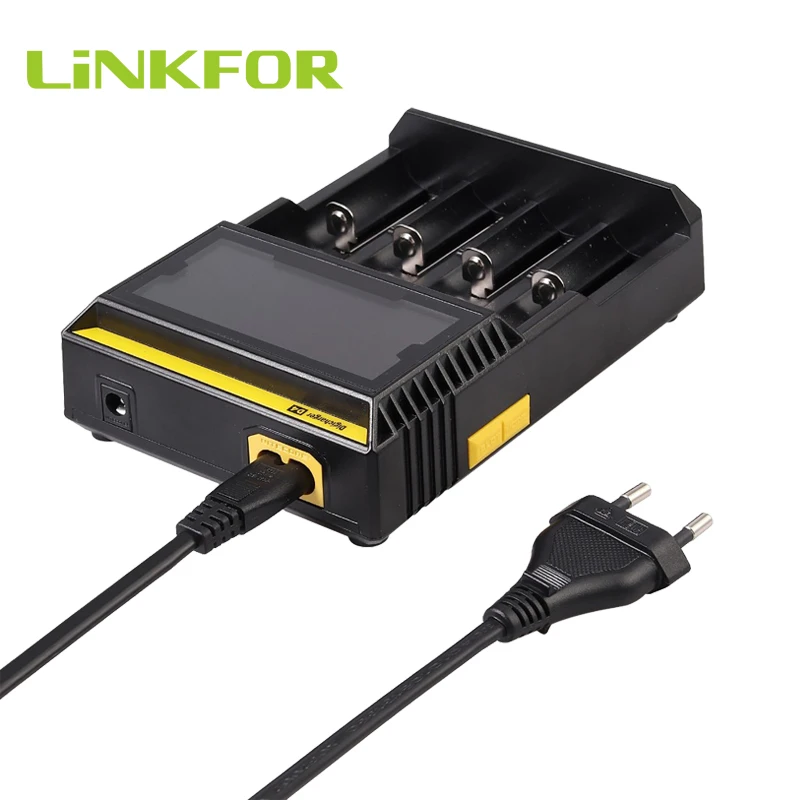 LiNKFOR для Nitecore D4 EU зарядное устройство 2018 модель Универсальное аккумуляторов ЖК