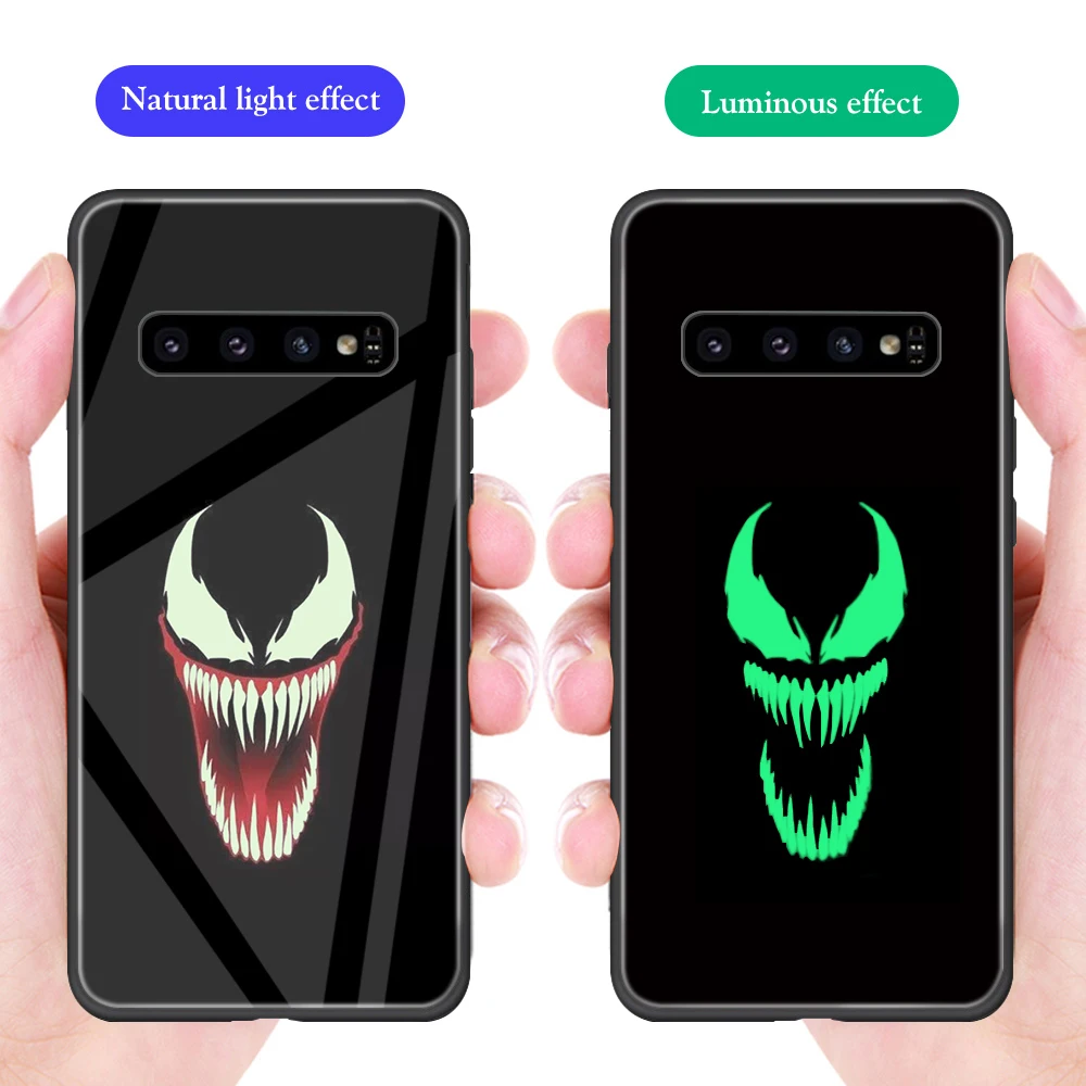 Стекло чехол с принтом Marvel для samsung Galaxy A50 S10 S10e S9 S8 S7 Примечание 10 9 8 A40 A70 A30 A6 A7 A8 A9 J4 J6 J7 плюс Prime чехол Fundas