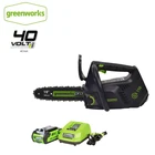 Greenworks 40v цепная пила бесщеточная одна ручная Беспроводная цепная пила 10 дюймов направляющая с 4Ah батареей и зарядным устройством Бесплатная доставка