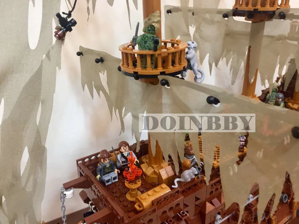16016 Летающий Ducthman корабль идеи Пираты Карибы фильмы 3652 шт MOC модели строительные блоки кирпичи детские игрушки