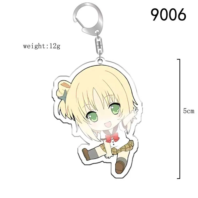 Is This a Zombie? Kanami Eucliwood Hellscythe Aikawa Ayumu Anime Kore wa Zonbi Desuka? Figure KeyChain Pendant Key Ring Charms | Украшения