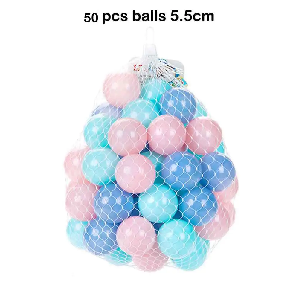 50pcs ball B Игровой домик в помещении и на открытом воздухе, легкий складной бассейн с шариками, Игровая палатка, игровая хижина для девочек, садовый игровой домик, детская палатка для детей - Цвет: 50pcs ball B
