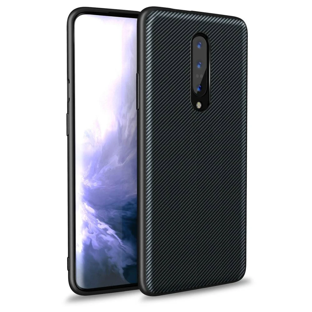Для ONEPLUS 7 Pro Чехол, предотвращает появление отпечатков пальцев, микрофибра, углеродное волокно, кожа, силиконовый мягкий чехол для ONEPLUS 6T 6 5T 5 7 Pro