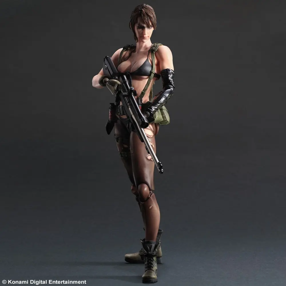 Play Arts KAI Game Metal Gear Solid V The Phantom Pain Тихая фигурка подвижная Женская снайперская