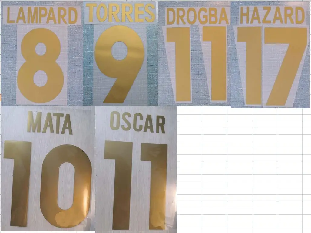 Коллекция 2012 года домашний Золотой чемпион Торрес лампард капля Азар мата Оскар