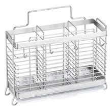 Big deal Kitchen Hanging Stainless Steel Chopsticks Spoons Fork Cutlery Holder Organizer Rack Drainer Storage