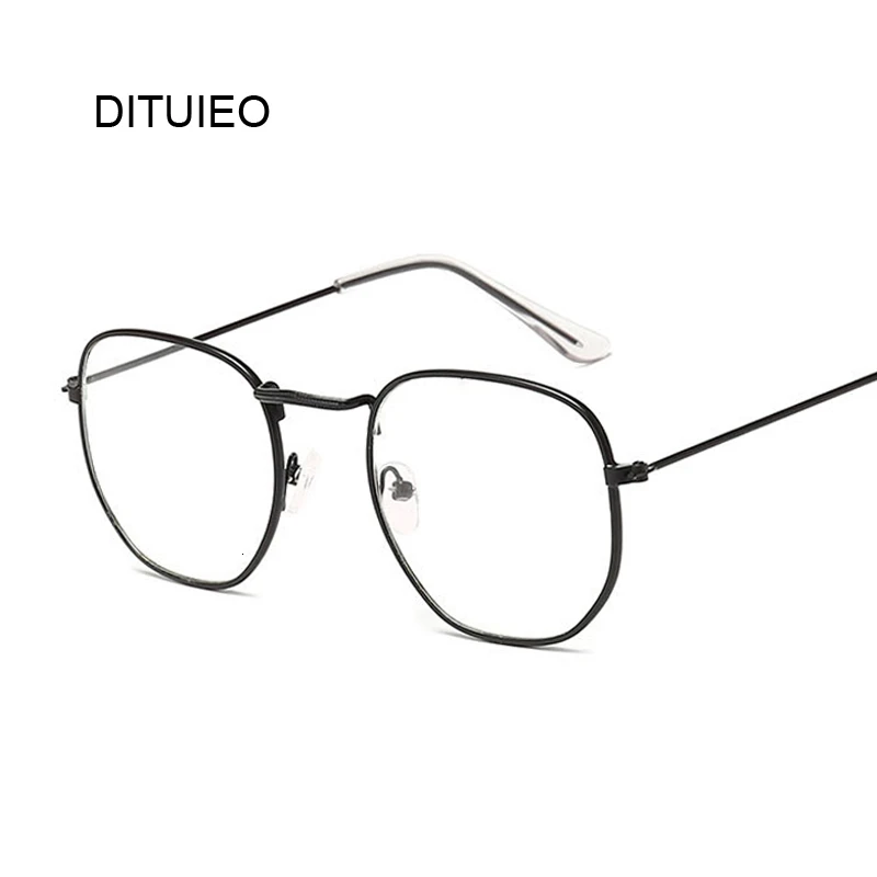 Модная оправа для очков классическая круглая металлическая мужчин и женщин