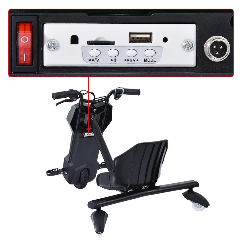 Детский трехколесный скутер для езды на велосипеде велосипед открытом воздухе