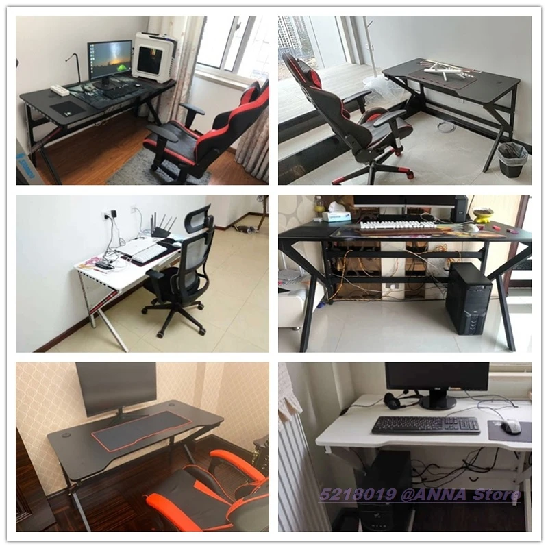 Лидер продаж 2020 игровой стол 80x60x75 см черный белый настольный компьютерный