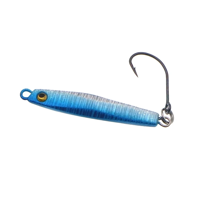 HISTOLURE 5PCS/lot Metal Jigging Fishing Lure with single Hook 2.5g 6g  Mini Jig Hard Bait  Spoon Lure Fishing Tackle