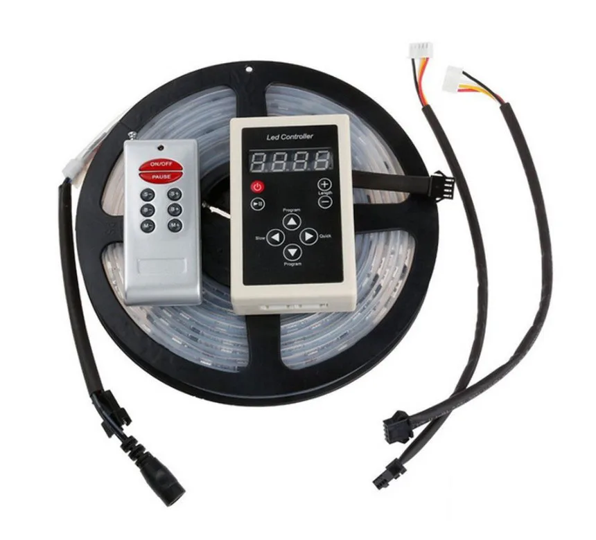 

Водонепроницаесветодиодный Светодиодная лента 6803 IC 5050, 25 м, 5 м/рулон, 12 В, 30 светодиодный одов/м