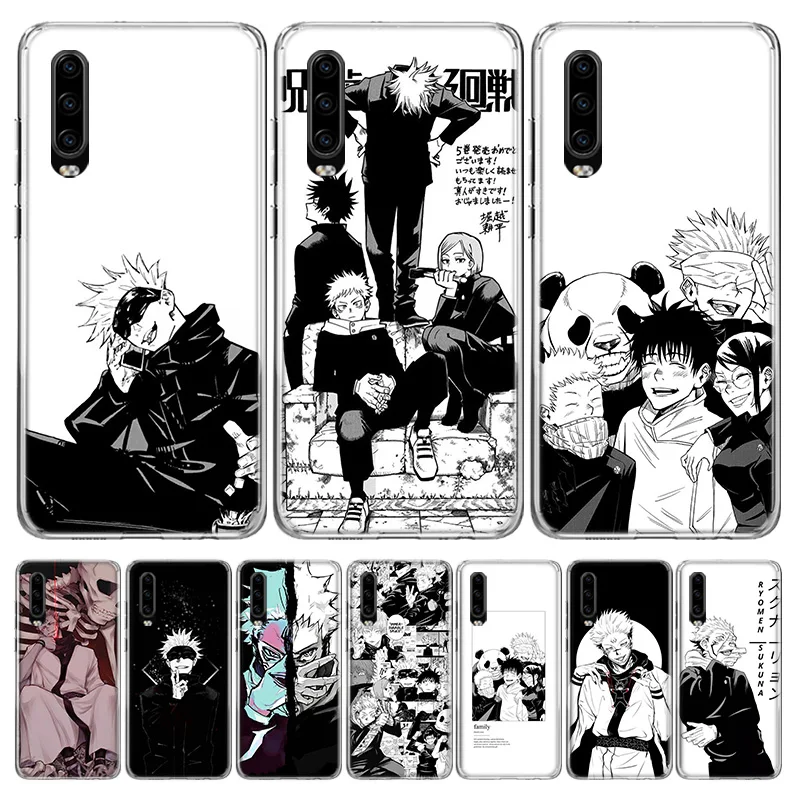 Аниме чехол Jujutsu Kaisen для Huawei P30 P20 P10 P50 P40 Lite Mate 30 20 10 40 Pro Art Luxury Customized Cover Coque Capa.