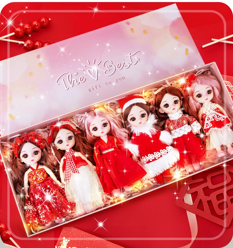 

House dolls birthday princess baby girl dress up simulation dolls