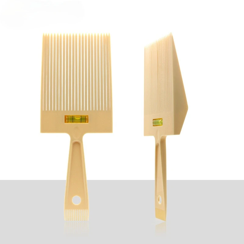 

Hairdressing Level Comb Men's Oil Head Push Cut Slope Comb European and American Flat Hair Comb