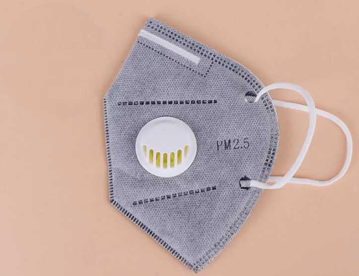 grey-5pc 24 г/шт. пыленепроницаемый PM2.5 маска, дышащий, анти-бактерий, маска для лица, мягкие Портативный Анти-туман складывающаяся одноразовая дом чистым маска, 2/5/10 шт - Цвет: grey-5pc