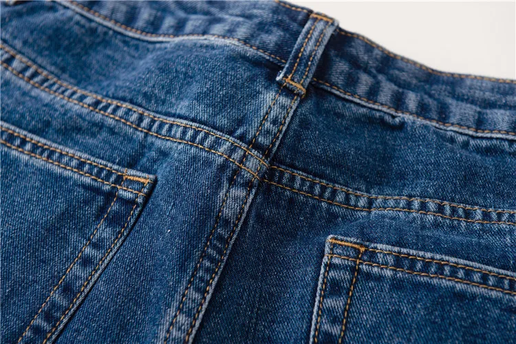 

lady High Waist flared pants slim wide-leg trousers Blue Women Casual Jeans 2020 Autumn and Winter