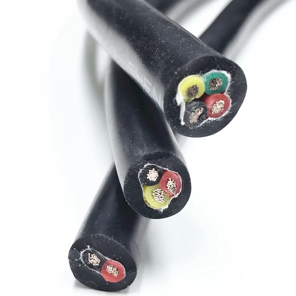 Heat-resistant 200 cable 4-core shielded soft silicone wire 22AWG 20AWG 18AWG 17AWG 15AWG | Обустройство дома