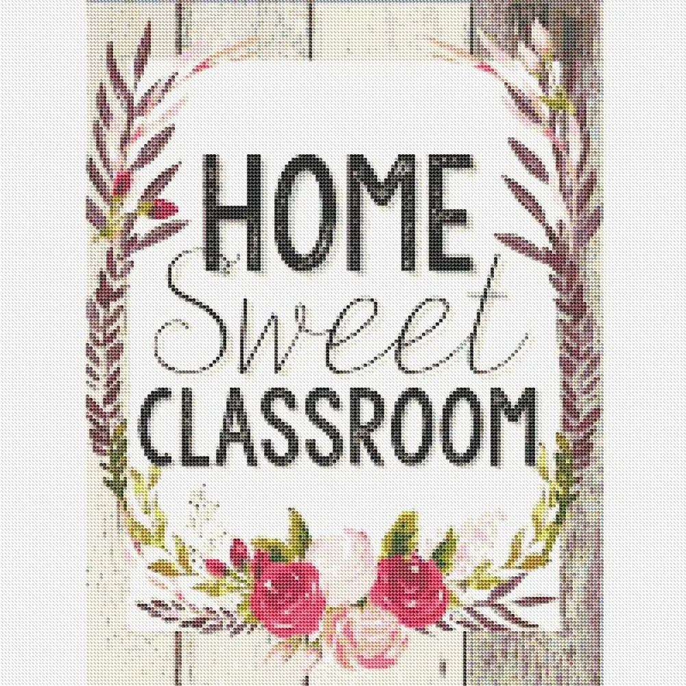 Алмазная краска милый дом сделай сам 5D полная круглая дрель алмазная цветные